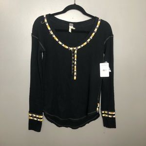 Free People We the Free rainbow Thermal Top